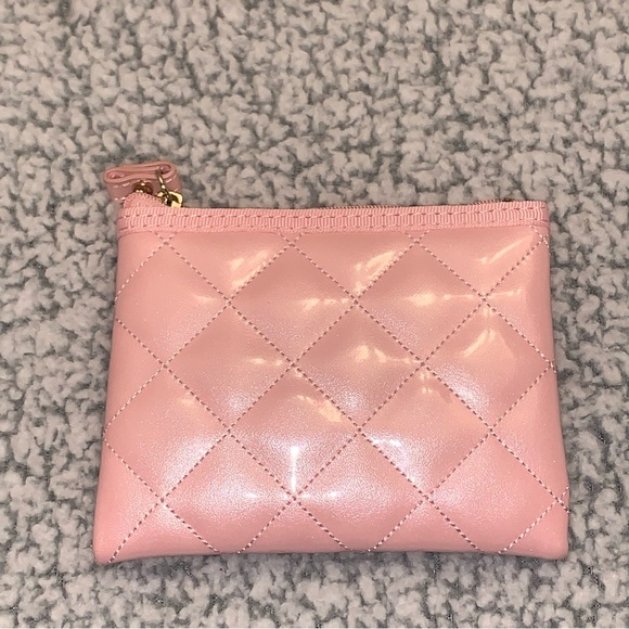 VICTORIA’S SECRET Signature Pink Striped 3-PC Cosmetic Travel Set LG MED SM - Picture 13 of 16